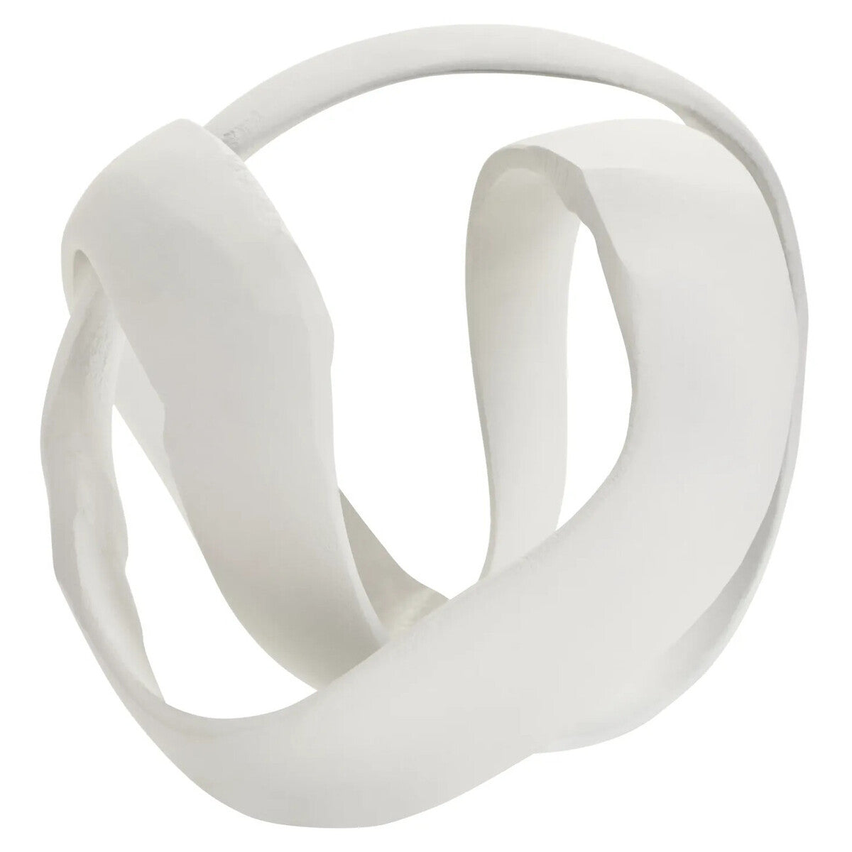 Prato Ivory Finish Knot Sculpture