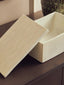 Mira Large Ivory Finish Rippled Box