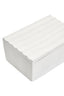 Mira Large Ivory Finish Rippled Box
