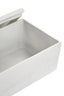 Mira Large Ivory Finish Rippled Box