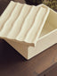 Mira Small Ivory Finish Rippled Box