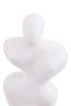 Savio White Marble Abstract Sculpture