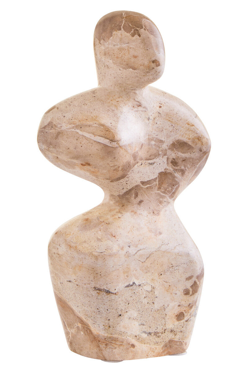 Santino Chocolate Marble Abstract Sculpture