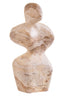 Santino Chocolate Marble Abstract Sculpture