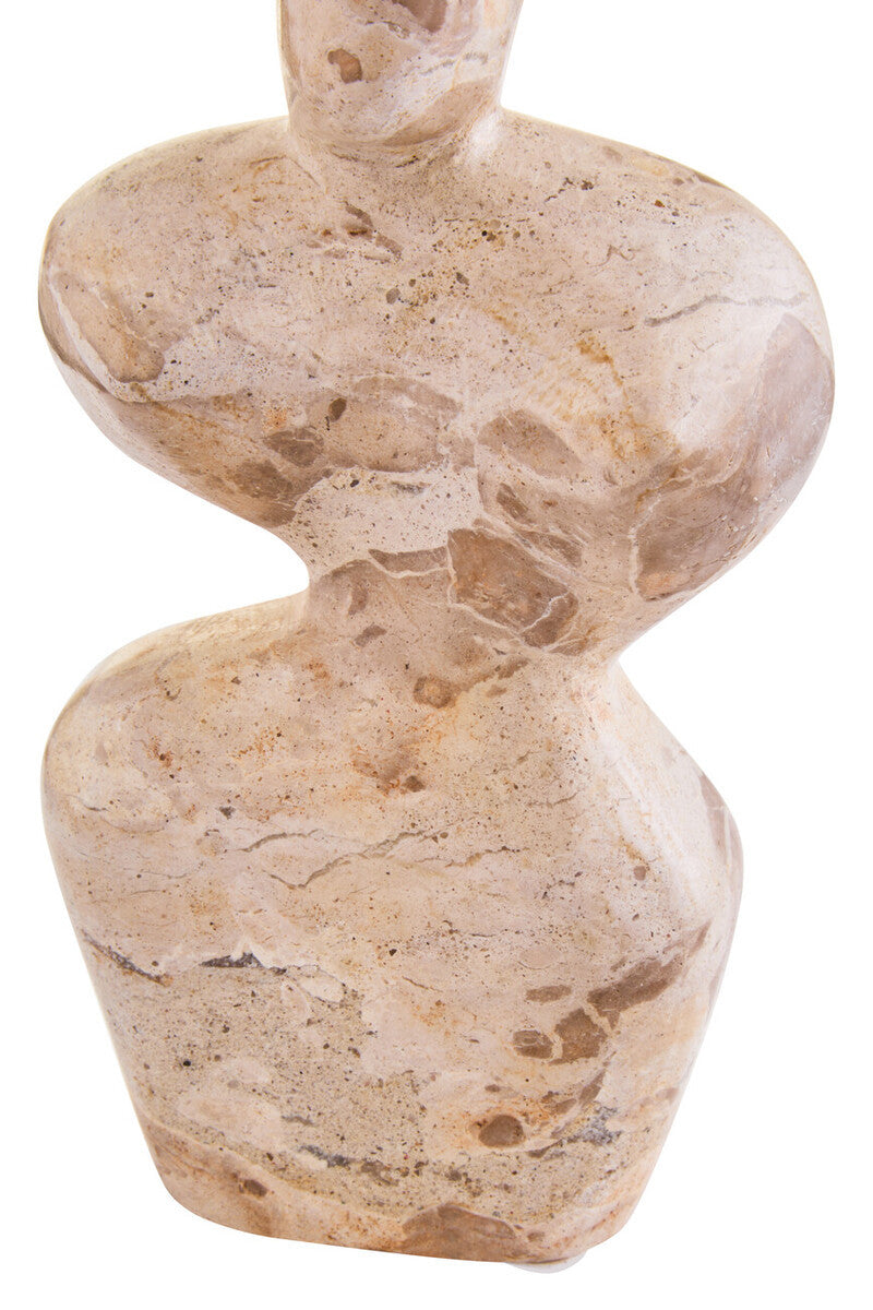 Santino Chocolate Marble Abstract Sculpture