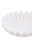 Savio White Fluted Marble Trinket Bowl