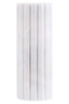 Savio White Fluted Marble Vase