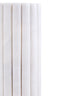 Savio White Fluted Marble Vase