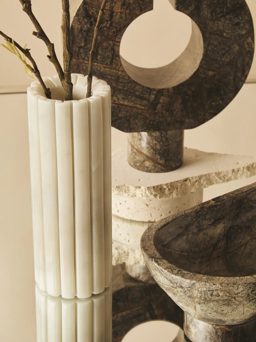 Fazio Forest Green Marble Sculpture