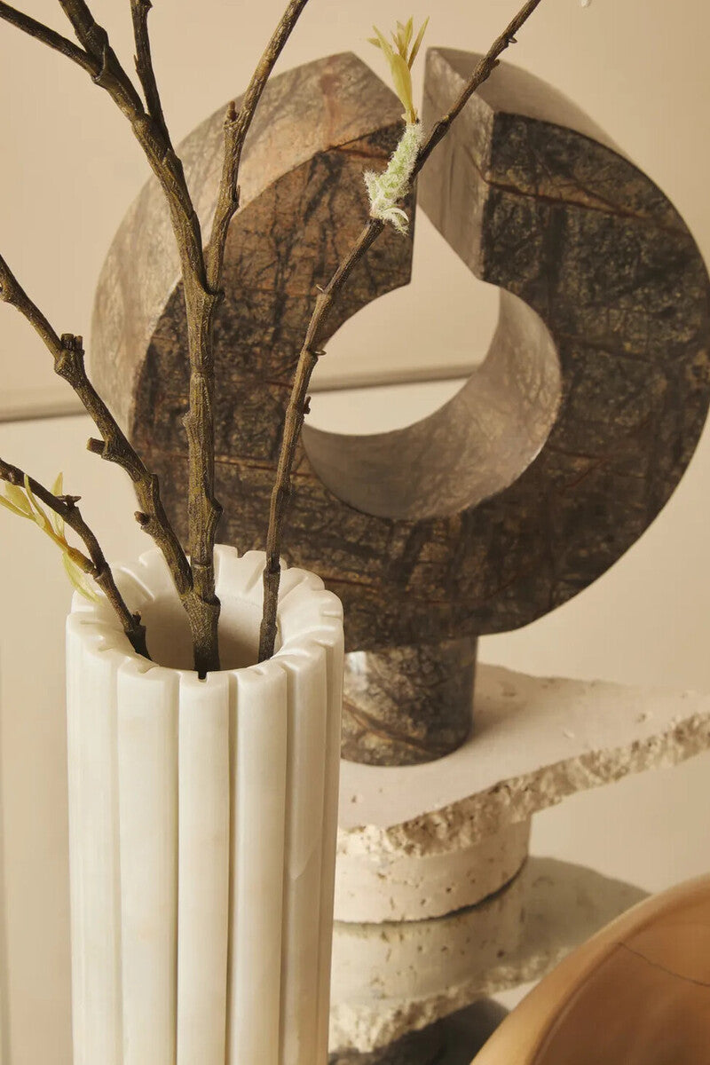 Fazio Forest Green Marble Sculpture