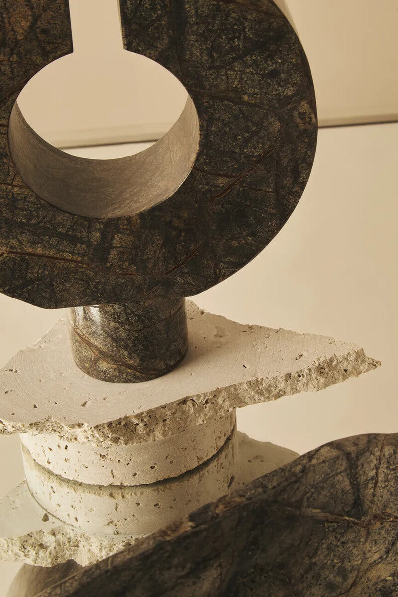 Fazio Forest Green Marble Sculpture