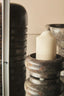 Fazio Forest Green Marble Pillar Candle Holder