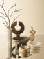 Fazio Forest Green Marble Pedestal Bowl