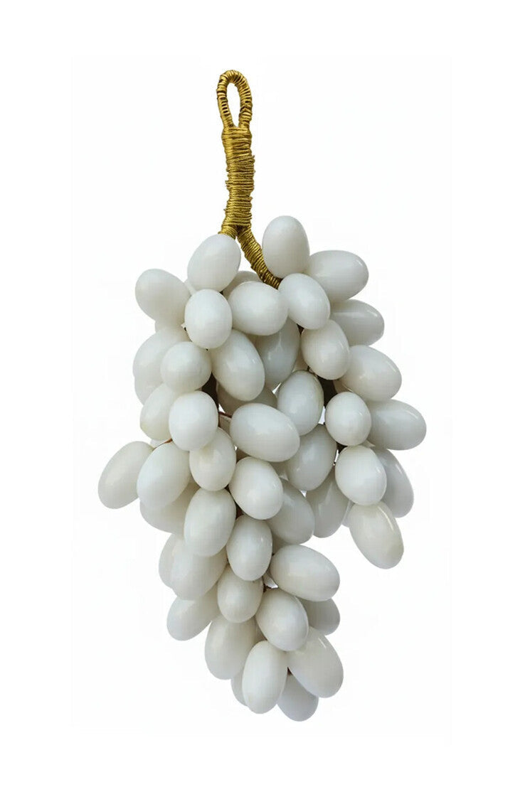 Zoro Large White Marble Decorative 100 Grapes