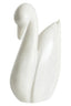 Zoro White Marble Decorative Swan