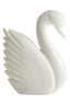 Zoro White Marble Decorative Swan