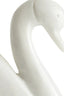 Zoro White Marble Decorative Swan