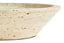 Tibor Travertine Round Tapered Bowl