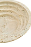 Tibor Travertine Round Tapered Bowl