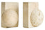 Tibor Travertine Set of Two Spherical Bookends