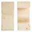 Tibor Travertine Set of Two Sigma Bookends