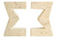 Tibor Travertine Set of Two Sigma Bookends