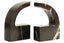 Zoro Black and White Marble Set of Two Comma Bookends