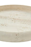 Tibor Travertine Round Tray