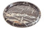 Zoro Black and White Marble Round Tray