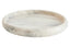 Zoro White Marble Round Tray