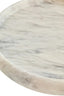 Zoro White Marble Round Tray