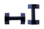 Zoro Set of Two Decorative Black and White Marble Dumbbells