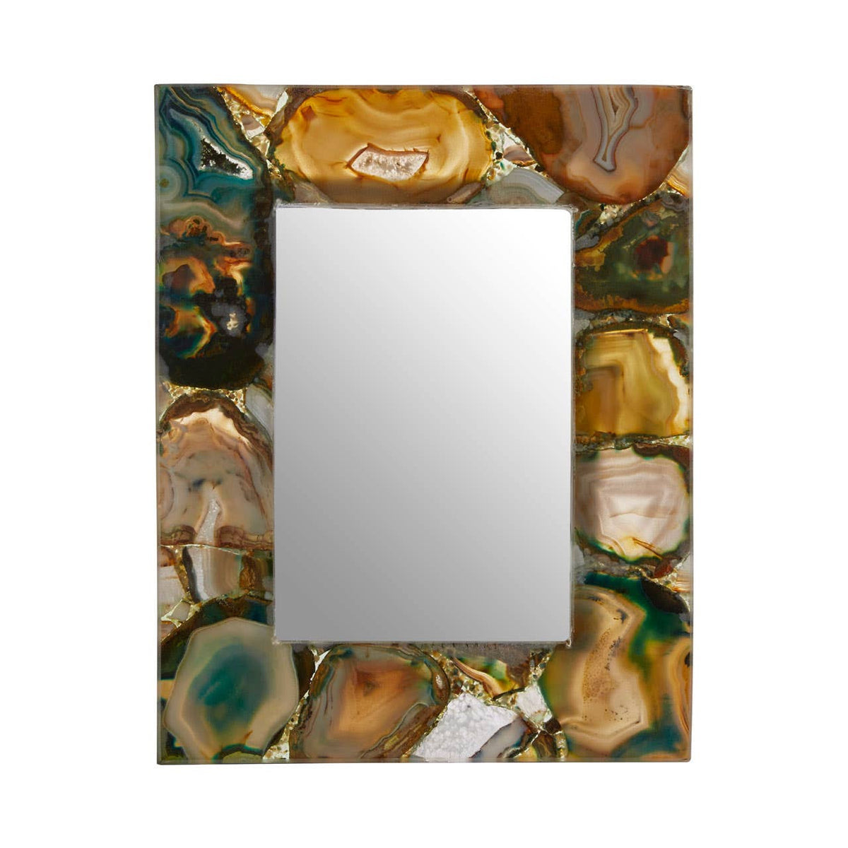Bowerbird Large Green Agate 5In X 7In Photo Frame