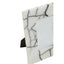 Marmara White and Black Marble 4In X 6In Small Photo Frame
