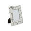 Marmara White and Black Marble 5In X 7In Large Photo Frame