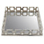 Rhoda Square Nickel Finish Mirror Tray