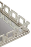 Rhoda Square Nickel Finish Mirror Tray
