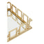 Rhoda Rectangle Gold Mirror Tray