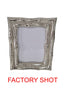 Hiba Silver Finish Bamboo Effect 4In X 6In Photo Frame