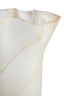 Galene Fluted Natural Glass Vase