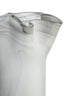 Galene Fluted Grey Glass Vase