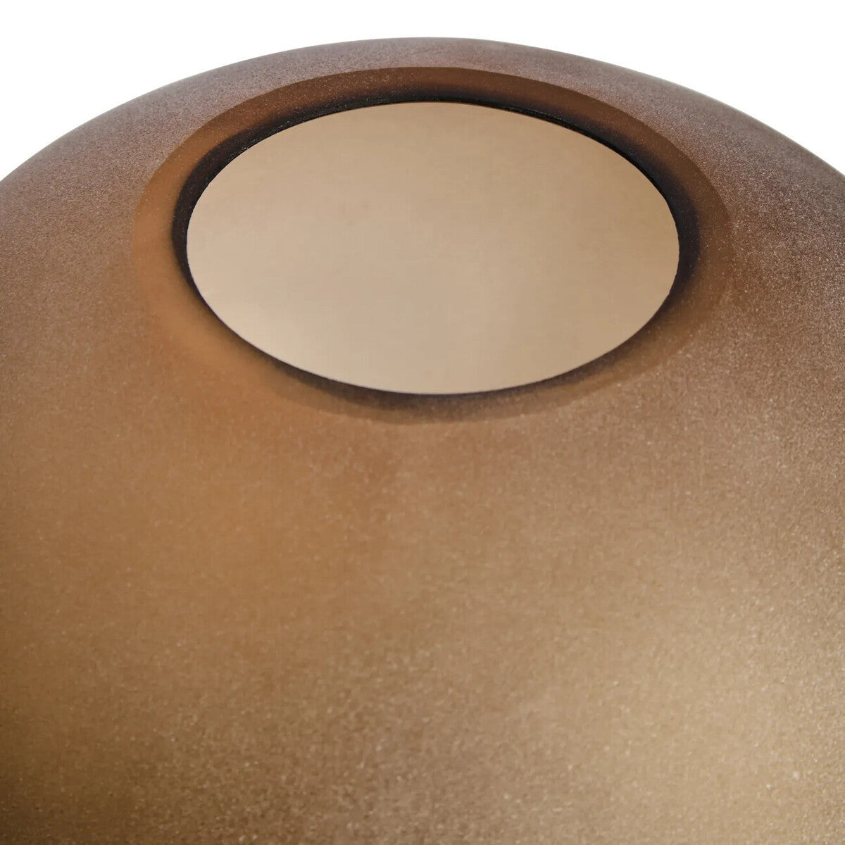 Gabi Large Opaque Brown Glass Vase