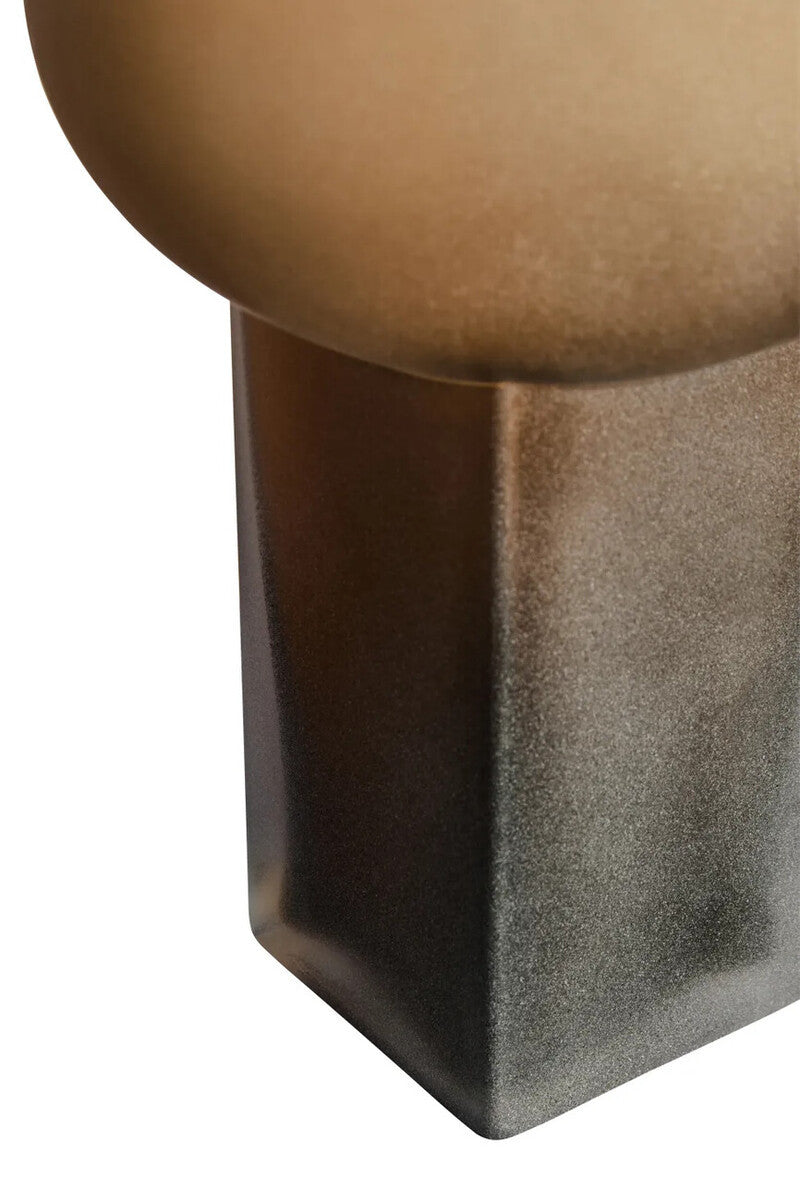 Gabi Large Opaque Brown Glass Vase