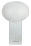 Gabi Large Opaque White Glass Vase