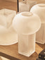 Gabi Large Opaque White Glass Vase