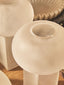 Gabi Large Opaque White Glass Vase