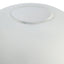 Gabi Large Opaque White Glass Vase
