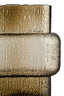 Galea Large Textured Brown Glass Vase