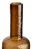 Galea Small Textured Brown Glass Bottle