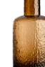 Galea Small Textured Brown Glass Bottle